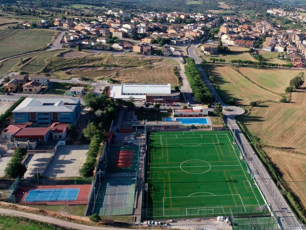 El campo de fútbol de Prats de Lluçanès, pionero en sostenibilidad Image