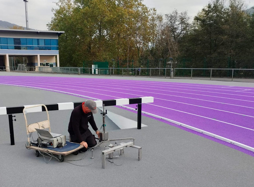 Renovación de la pista de atletismo de Mojategi en Arrasate, Guipúzcoa Image